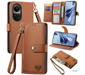 For Oppo Reno10 Pro Plus Billetera Con Ranura De Varias Tarjetas Carcasa De Teléfono Móvil Con Solapa Magnética