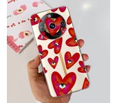 For Realme 11 Pro Plus Case Luxury TPU Soft Phone Back Cover For Realme 11Pro Pro+ 5G Silicone Protection Bumper Rose Heart Capa