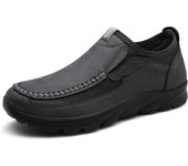 Zapatos para caminar para hombre, mocasines informales Retro hecho by hand, zapatillas sin Cordones, Talla Big 39-48