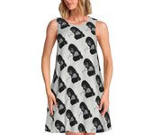 Customized Travel A-Ayiva In Liebe, Sleeveless Women's Flower, Suitable for Beach Leisure, Cool Singer Series