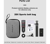 28X Telephoto Lens 4K HD Monocular Telescope With Tripod Universal Mobile Phone Clip Zoom Lenses For Smartphones