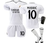 Real Madrid 2024/25 Official Replica Home Jersey Set -  For Adult/kids - With Shirts + shorts + socks + pad