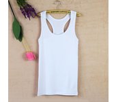 Women Vest Racerback Sleeveless T Shirt Cotton Top