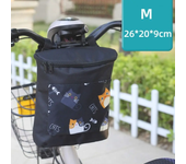 Accesorios para bicicleta, bolsa impermeable para tubo delantero de bicicleta, gran capacidad, a prueba de polvo, almacenamiento frontal con cremallera, cesta para bicicleta