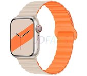 Magnetic Strap For Apple Watch Bands 45mm 38mm 49mm 40mm 42mm 41mm Silicone Sport Bracelet iWatch Series ultra 9 6 5 7 8 se 44mm