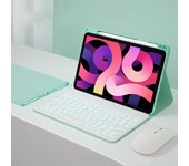 Fabric with Pen Holder Cover for Teclado Xiaomi Pad 5 Case Backlit Keyboard Case for Xiaomi MiPad 5 Pro Case 11 inch Round Key
