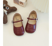 2024 Autumn New Children Leather Shoes for Girls Fashion Elegant Comfortable French Style Mary Jane Casual Versatile Chic Shoes
