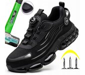 Botas de montaña para hombre Botas deportivas Amortiguación elástica ligera transpirable Zapatos de trabajo de seguridad Protección