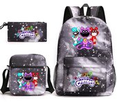 Poppy 3 Smiling Critters School Bag Catnap Backpack Pencil Case Shoulder Bag Three-piece Set
