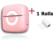 Mini impresora fotográfica portátil inalámbrica, BT, foto térmica para teléfono móvil iOS y Android, impresión sin tinta, regalo, notas de estudio, La