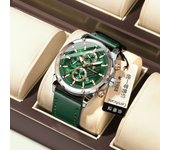Multifunción hombre reloj nuevo casual moda reloj de cuarzo