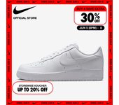 Leten Men's Air Force 1 '07 Shoes - White Work shoes