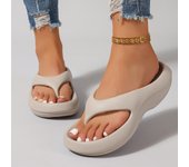 Summer 2025 Women's Fashion Flip flops - Casual Thick Bottom Anti Slip Beach Sandals