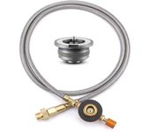 Outdoor stove, butane gas adapter, split type stove converter, connecting hose, outdoor camping kitchen equipment accessories