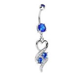 1Pc 14g  surgical steel belly piercing aaa zircon 2022 new tunnel ball piercings clear 14g belly button ring body jewellery