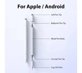 Magnetic 3-in-1 universal optical for Android iOS, phone pad, tablet, iPhone and iPad, stylus, capacitive touch screen pencil