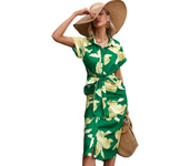 Vestidos casuales de mujer vestidos de manga corta ajustados ajustados de verano