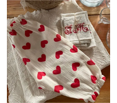 Verano delgado pantalones de bebé amor linterna pantalones, niños pequeños pantalones casuales florales