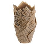 50pcs Greaseproof Paper Tray Cupcake Liners Cupcake Paper Tulip Baking Cups Cake Muffin Cups Bakeware Pastry Tools