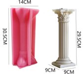 Extra large Roman column silicone mold Classic Greek Roman Column Candle Mold Architectural Sculpture Home Decoration handmade C