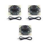 3Pcs Camera Module 100 Degree OV9732 2M Cable 1280x720 30fps , for DIY Autodarts.Io , USB Drive Free