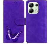 For Xiaomi poco M4 redmi note 11 11s 11t 13 pro 4G 5G (china) (india) solapa ranura funda de cuero estampada anti - caída