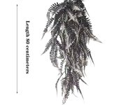 Halloween black artificial plants, vines, eucalyptus trees, Persian ferns, plastic sheets, fake flowers, grass, family