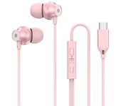 All Compatible Wired Headset Metal Soundproof Waterproof Sweat Resistant Sports Earphones High Definition Voice Call game Earphone Compatible with All Type-C 3.5MM Interface Mobile