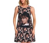 Customized Travel A-Ayiva In Liebe, Sleeveless Women's Flower, Suitable for Beach Leisure, Cool Singer Series