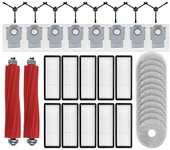 For Roborock Qrevo S, Qrevo Pro, Qrevo MaxV, Qrevo Plus Robot Vacuum Cleaner Main Side Brush Hepa Filter Mop Cloth