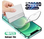 4PCS Hydrogel Film for iPhone 13 12 11 14 15 16 Pro max XS screen protector for iPhone 15 16 Plus 8 7 6 X XR  XMax film