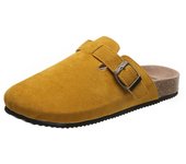 Medio arrastre un pedal sandalias mujer verano desgaste cabeza redonda media arrastre perezoso zapatos