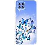 For Samsung Galaxy M32 Case Cover Soft Silicone TPU Back Cover For Samsung M32 M 32 SM-M325F Flower Clear Funda Phone Case