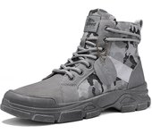 Brand Mens Hiking Boots Versatile Anti-slip Wear-resistant Soft Bottom Combat Boot Outdoor Breathable Commuting Camouflage Boots