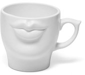 Taza de labios tridimensional en blanco y negro nórdico taza de pareja personalizada taza de cerámica desayuno leche taza de café caliente