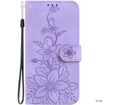 Conveniente carcasa de teléfono móvil antideslizante para Samsung Galaxy S24 a80 a90 a10s plus, con tapa de cuero estampado de l