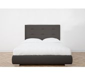 Cabecero de Cama tapizado en para Camas de 90 y 105 (115 x 120 cm) Polipiel Morado