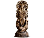 Freyja Statue Freya Norse Gods Carving Altar Heathen Asatru Viking God Goddes Sculpture Scandinavian Pantheons