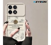KEYSION Luxury Retro Flower Case for Xiaomi POCO F6 Pro Soft Silicone Shockproof Phone Back Cover for Xiaomi POCO F6 F6 Pro