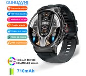 2025 New Outdoor Reloje inteligente GPS Track Smart Watch Men 1.85-Inch Ultra HD AMOLED Screen Bluetooth Call 710 Mah Battery 400+Dial Heart Rate Waterproof Smartwatch