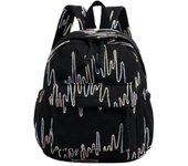 Large Capacity Travel Backpack Zipper Adjustable Shoulder Straps Casual Daypack Cute Lightweight Girls Rucksack Female