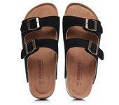 2024 Summer Men's Mule Clog Sandals Classic Two Buckle Cork Slippers Sandals