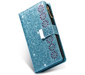 Funda de cuero con cremallera para Samsung Galaxy, carcasa con tapa para tarjetas, A04, A52, A72, A14, A24, A34, A54, A21S, A51,