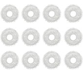 12PCS Mop Cloth for Bot W10 / Pro Sweeping Robot Vacuum Cleaner Accessories Replacement Pad Spare Parts