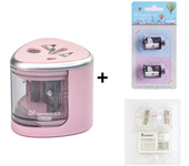 New Automatic pencil sharpener Two-hole Electric Switch Pencil Sharpener stationery Home Office School Supplies