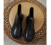 Botas De Plataforma Para Mujer, Nuevas Botas Cortas, Botas Elásticas Y Finas.