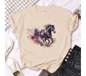 Horse t-shirts women streetwear Japanese t-shirts girl 2000s manga Japanese clothes