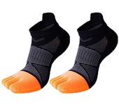 Anti-slip Male Winter Football Each Toe Socks Soccer Running Short Toe Socks Men Sport Socks Tube Socks Five Finger Socks