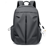 Mochila escolar de ocio de gran capacidad de 1 a 14 pulgadas, mochila deportiva sencilla para ordenador Universal para hombres y mujeres con colgante