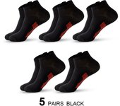 HSS Brand 5Pairs/Lot Cotton Men's Socks Summer Thin Sports Casual X-Man Socks Black Orange Ankle Short Tube Socks Breathable